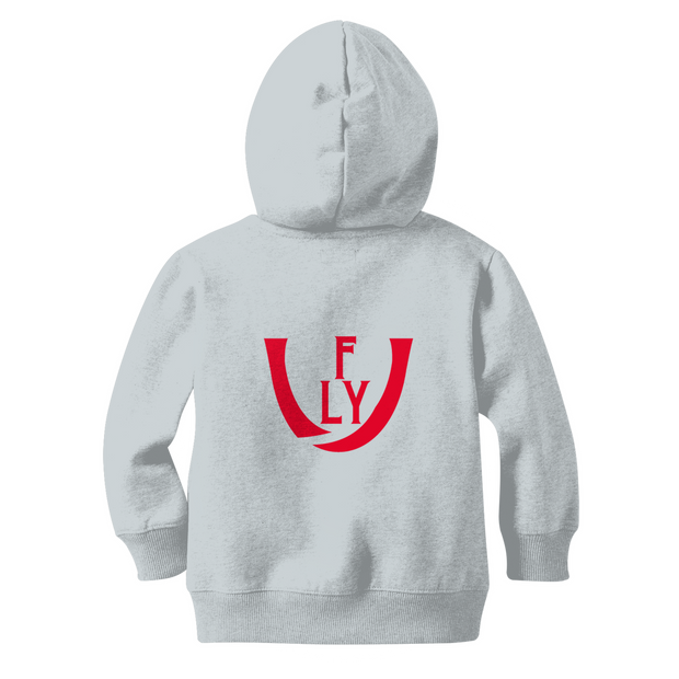 logoRED Classic Kids Zip Hoodie - UNIDENTIFLY