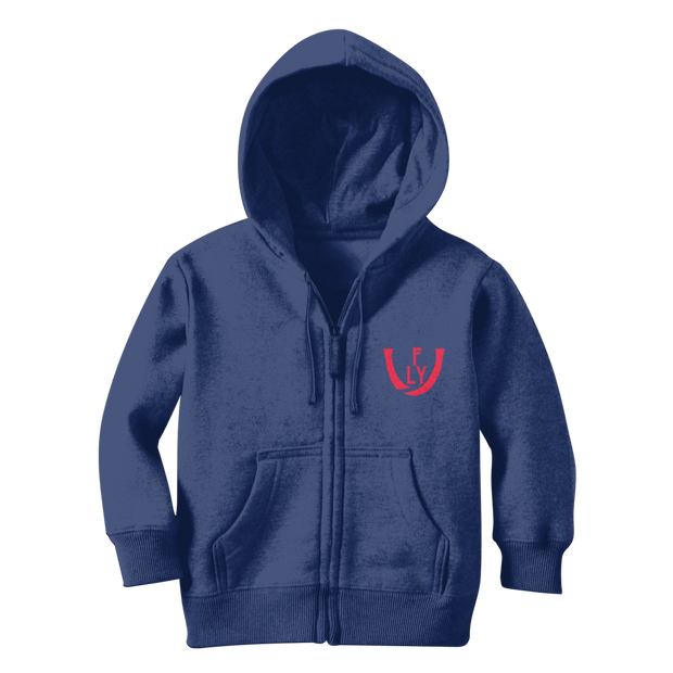 logoRED Classic Kids Zip Hoodie - UNIDENTIFLY
