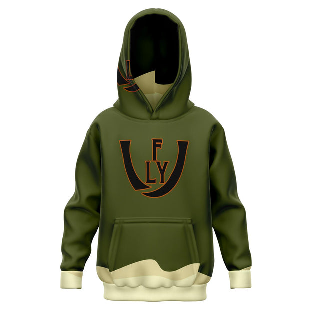 Olive Cactus Kids Hoodie - UNIDENTIFLY