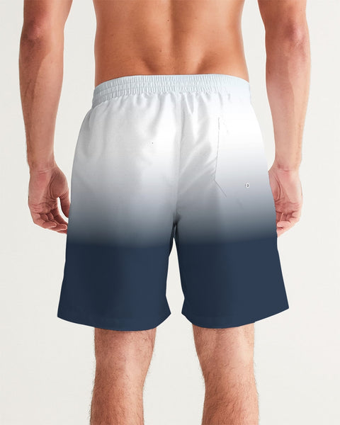 Obsidian Blue Men's Swim Trunk - UNIDENTIFLY