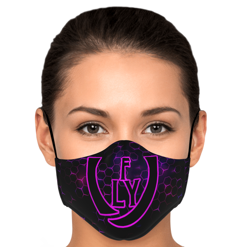 ( Purple hive ) Face Mask