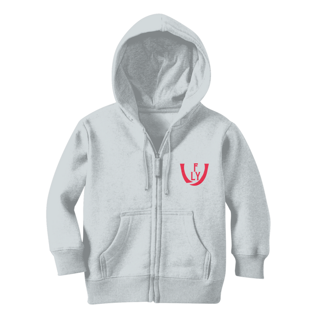 logoRED Classic Kids Zip Hoodie - UNIDENTIFLY