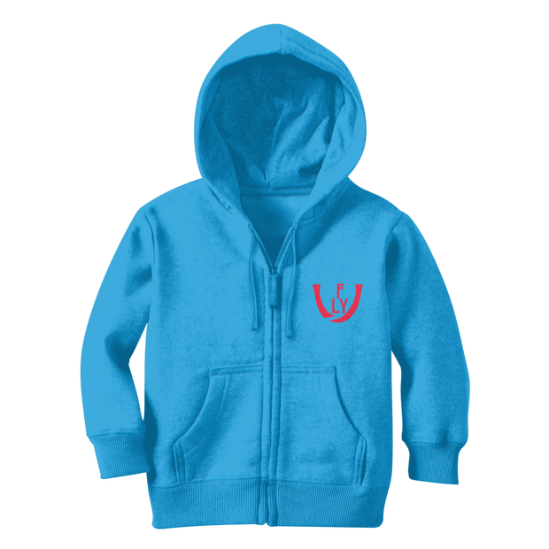 logoRED Classic Kids Zip Hoodie - UNIDENTIFLY