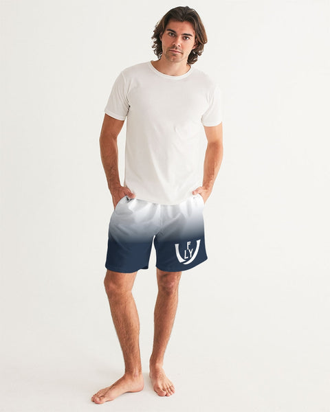 Obsidian Blue Men's Swim Trunk - UNIDENTIFLY