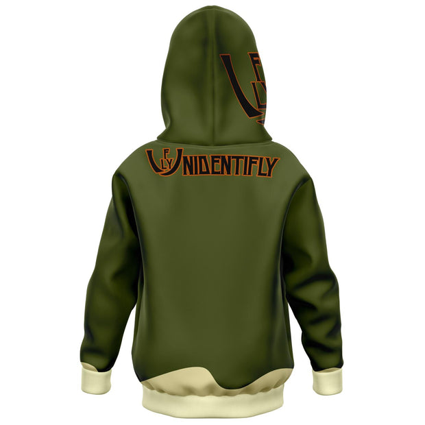 Olive Cactus Kids Hoodie - UNIDENTIFLY