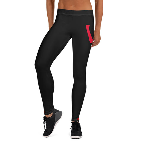 Imperial Red Leggings - UNIDENTIFLY