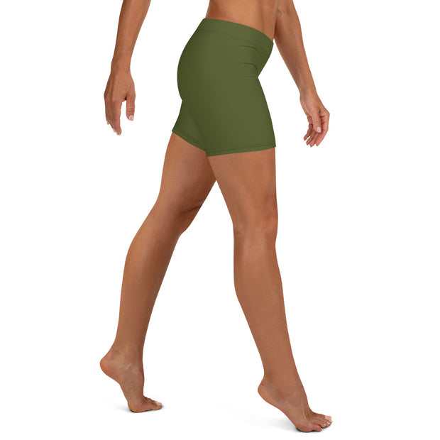 Cactus Olive Shorts - UNIDENTIFLY