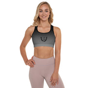 Fade to Black Padded Sports Bra - UNIDENTIFLY