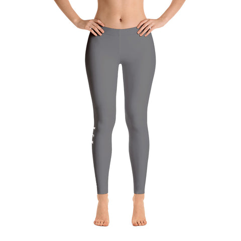 Statement Grey Leggings - UNIDENTIFLY