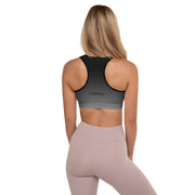 Fade to Black Padded Sports Bra - UNIDENTIFLY