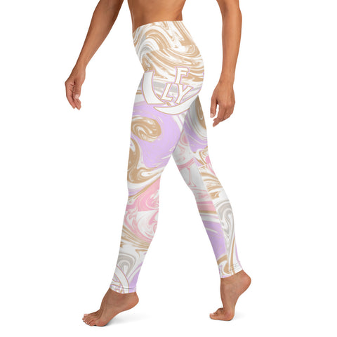 Soft Vision Marble High Leggings - UNIDENTIFLY