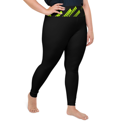( Neon ) Plus Size High Leggings - UNIDENTIFLY