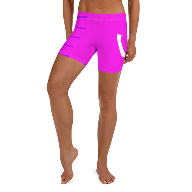 Hyper Purple Shorts Women - UNIDENTIFLY