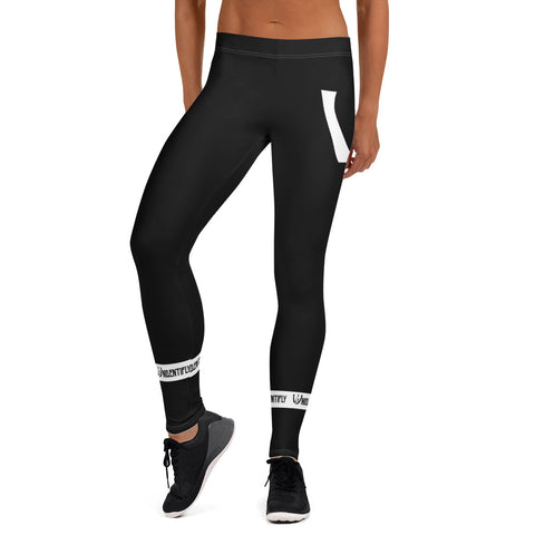 Imperial Black Leggings - UNIDENTIFLY