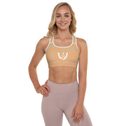 Creamcicle Padded Sports Bra - UNIDENTIFLY