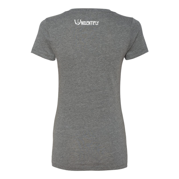 Statement Deep V-Neck Jersey Tee - UNIDENTIFLY