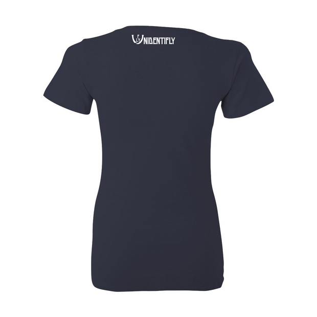 Statement Deep V-Neck Jersey Tee - UNIDENTIFLY